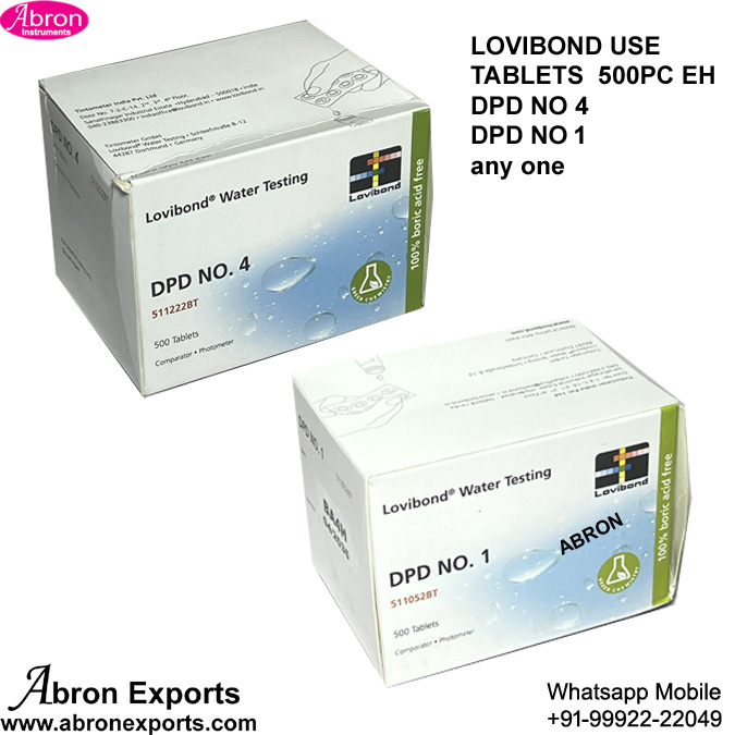Chloroscope Lavibond Type Tablets DPD-3 Or NO 4 For Water Swiming Pool Tabs Chlorine RAPID Reagent 500Pc Pack Abron AC-302TDP314 